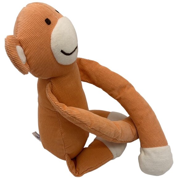 Pottery Barn Kids Long Leg Arms Corduroy Monkey Plush Tan Stuffed Animal Toy EUC - Picture 4 of 13